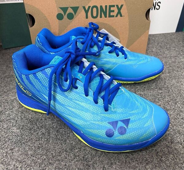 【送料込】YONEX ヨネックス バドミントンシューズ エアラスZメン シアン 27.0cm SHBAZ2M