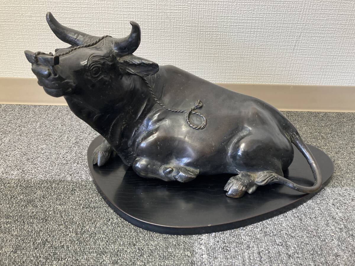 牛 置物 金属工芸品 Yahoo!オークション -「牛 置物」(鉄製) (金属工芸)の落札相場