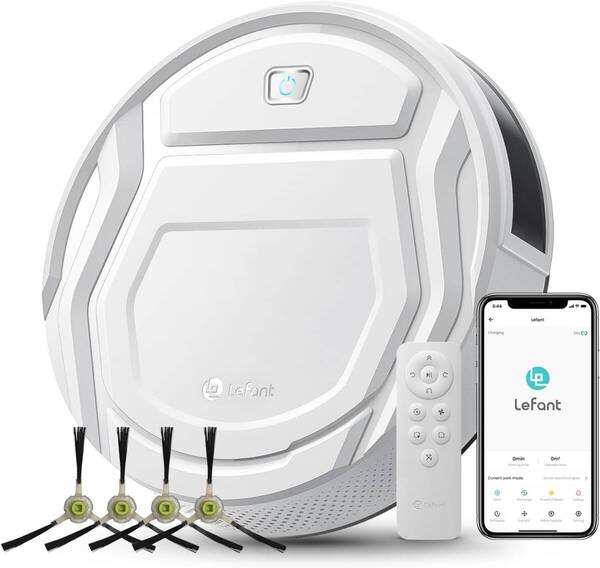Lefant M210P ロボット掃除機 2200Pa 強力吸引 お掃除ロボット ロボットクリーナー 超小型 静音 120分間