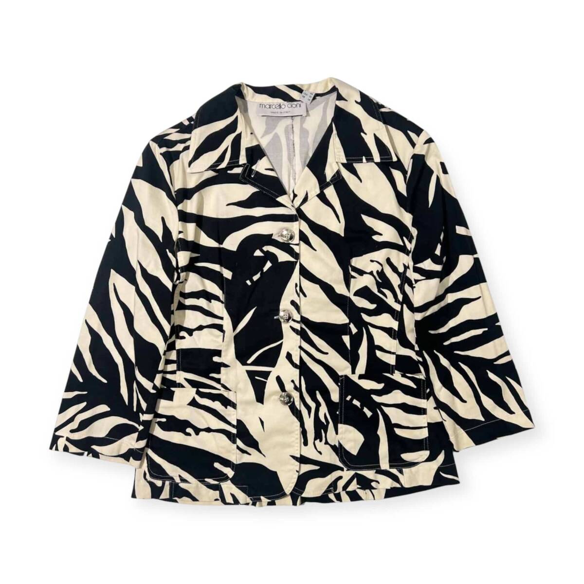 美品 レア セリーヌ 総柄 アニマル柄 ゼブラ ウール テーラードジャケット 楽天市場】ジャケット スーツ ゼブラ柄 アニマル柄 個性的