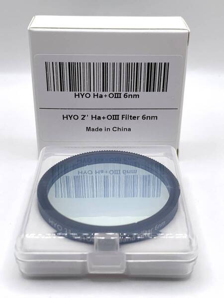 HYO Hα+OIII 6nm 2” 50.8mm M48 フィルター(Askar カラーマジック Hα+OIII 6nm Dフィルター同等)