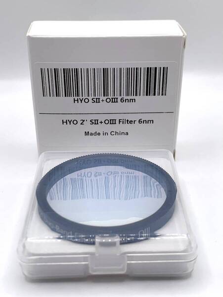 HYO SII+OIII 6nm 2” 50.8mm M48 フィルター(Askar カラーマジック SII+OIII 6nm Dフィルター同等)