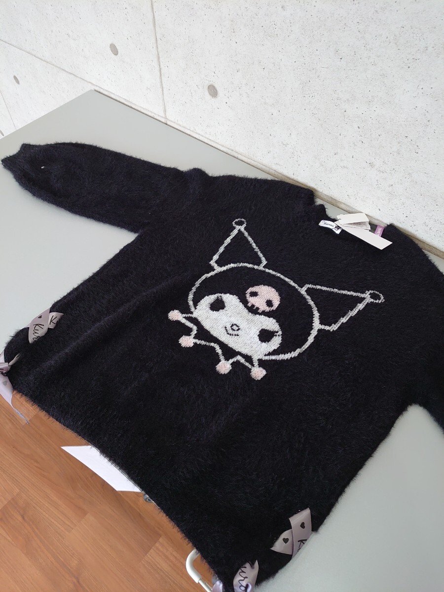 4L クロミ ニット 長袖 ブラック_サムネイル画像2