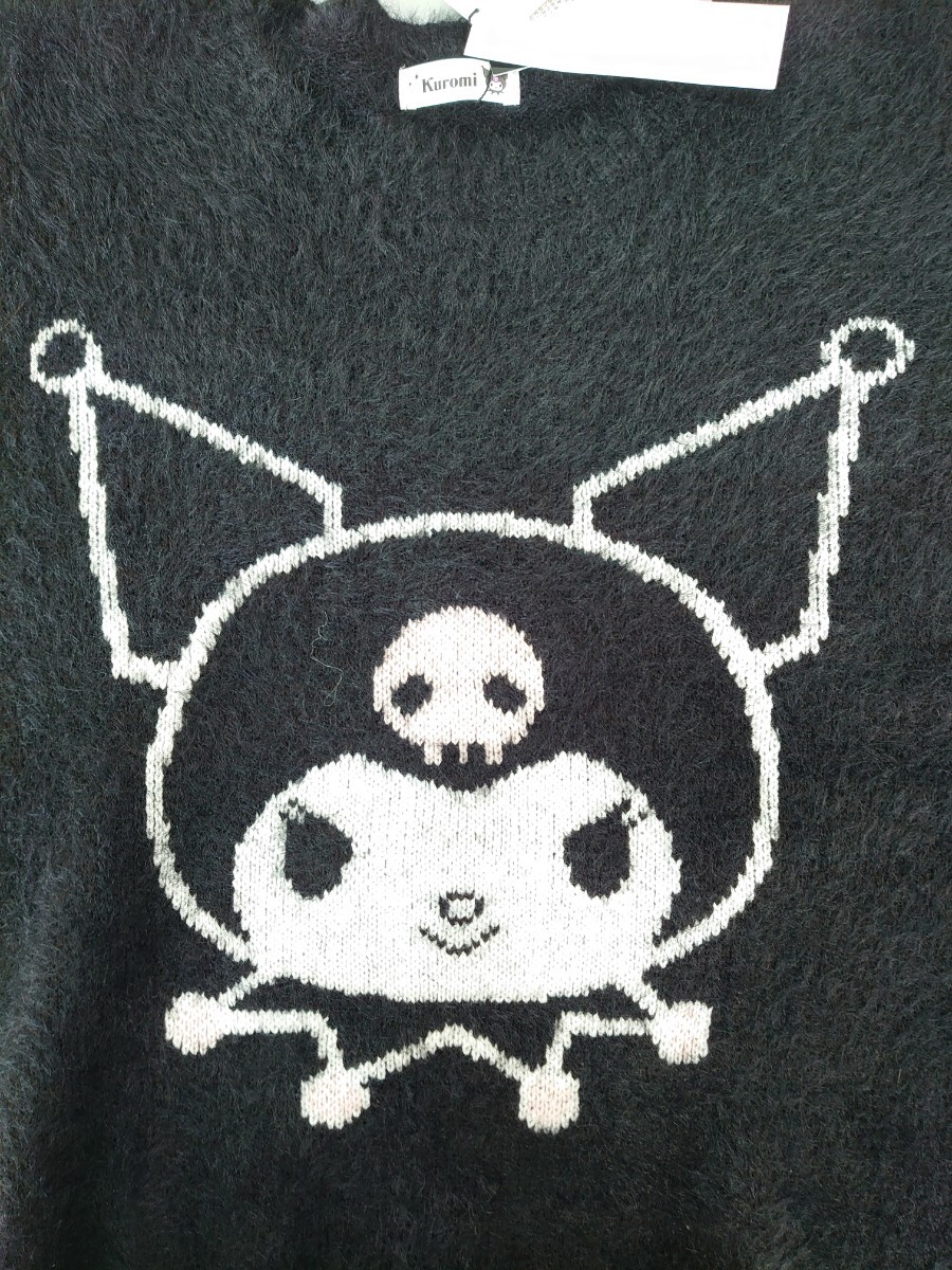 4L クロミ ニット 長袖 ブラック_サムネイル画像4