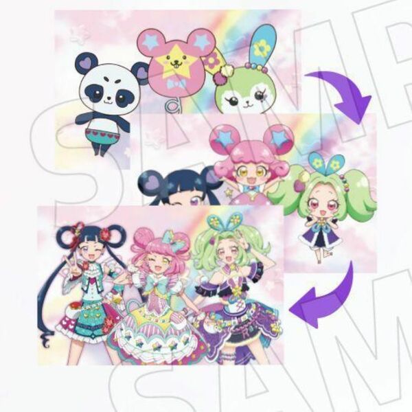 プリチャン 韓国 レンチキュラー トレカ カード プリティーシリーズ pretty series korea