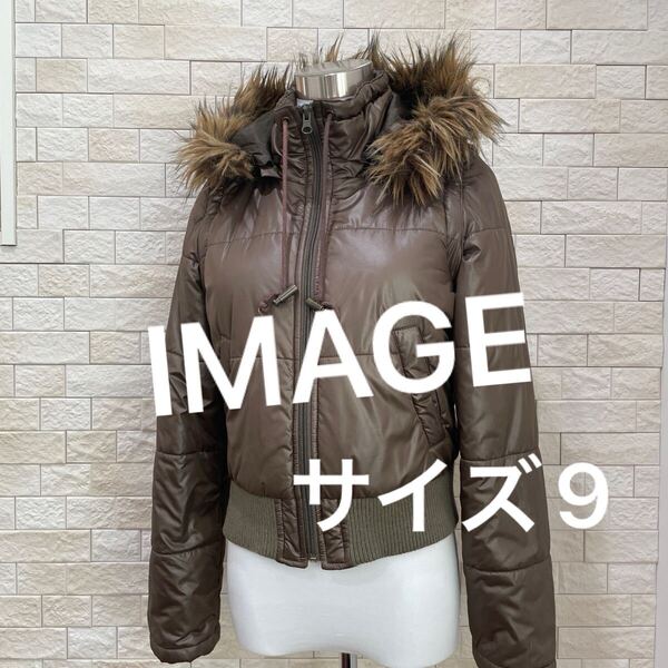 IMAGE イマージュ レディース 中綿ダウン ダウンジャケット サイズ9 送料無料 即決