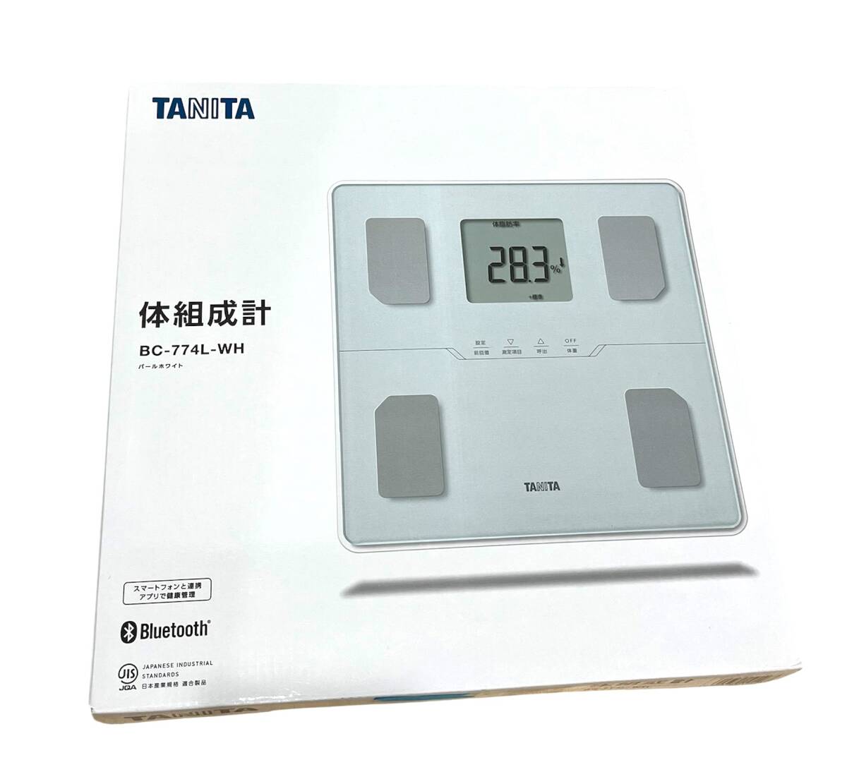 【新品・未開封・未使用品】TANITA タニタ 体重体組成計 BC-774L パールホワイト 体重計 体脂肪計 健康用品/21②644