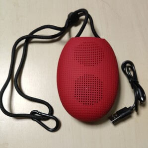 ◎GRAV コンパクトBluetoothスピーカー レッド