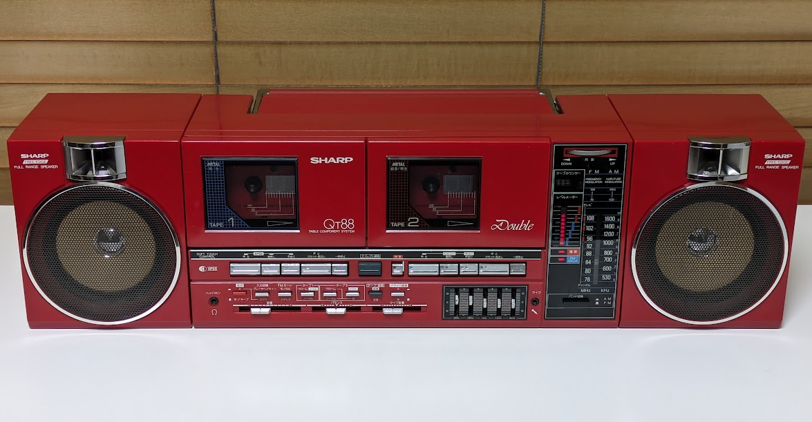 おすすめ Yahoo!オークション (カセット 88」(ラジカセ) qt -「sharp ラジオ・コンポ