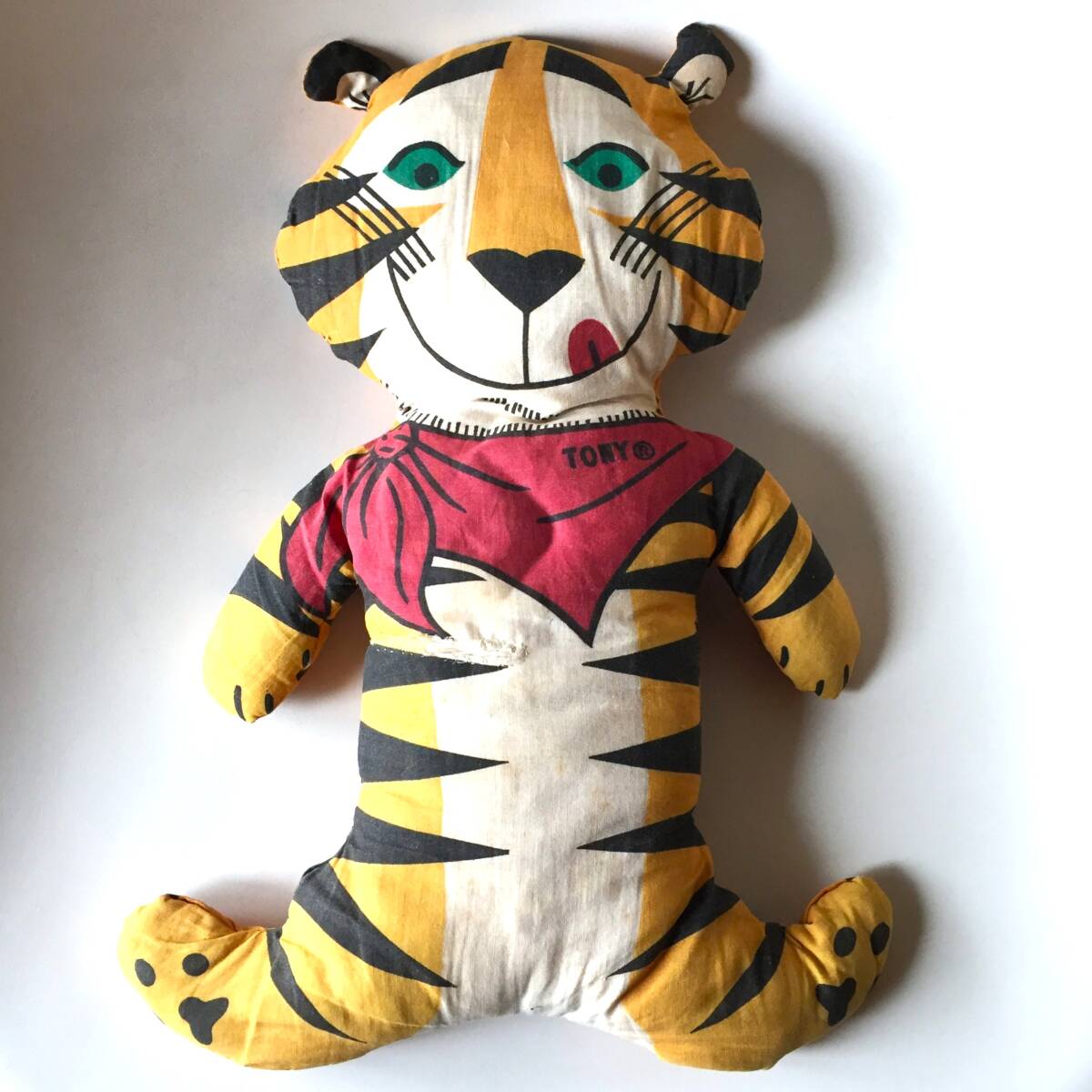 Vintage 1990's Kelloggs Tony the Tiger Plush Sasco Toy