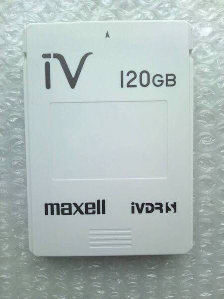 【使用0時間の未使用品】マクセル iVDR-S カセット ハードディスク 120GB CrystalDiskInfo:正常 HD Tune:全クラスタGood