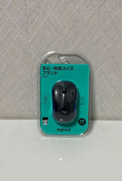 702i2710 ロジクール ワイヤレスマウス 無線 マウス M186BL 小型 電池寿命最大12ケ月 M186 ブルー 国内正規品