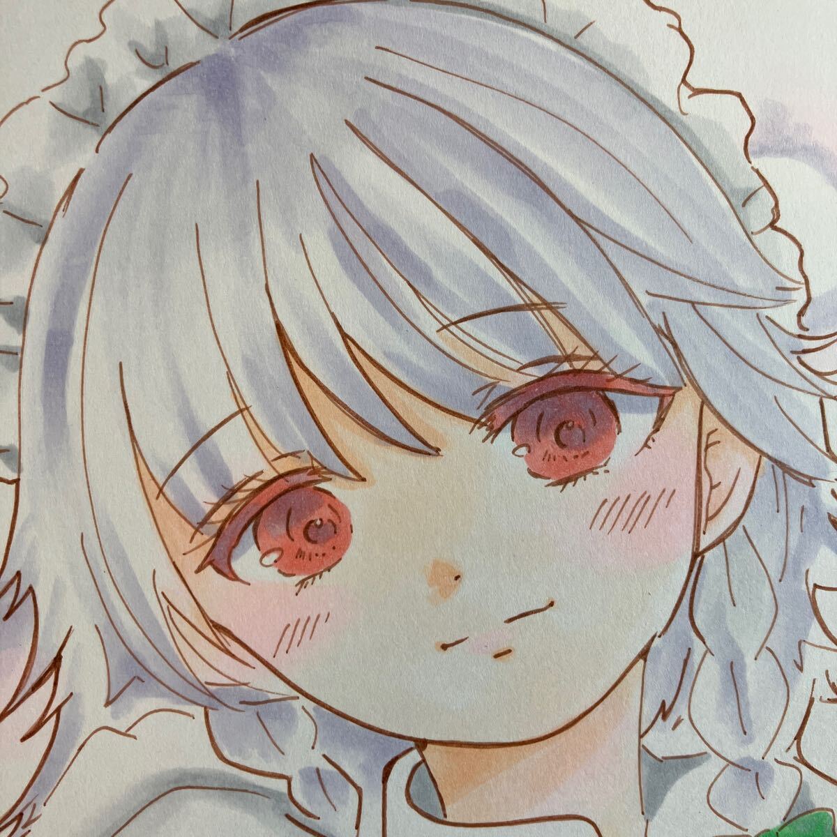 Yahoo!オークション -「十六夜咲夜」(手描きイラスト) の落札 Yahoo!オークション -「十六夜咲夜」(手描きイラスト) の落札