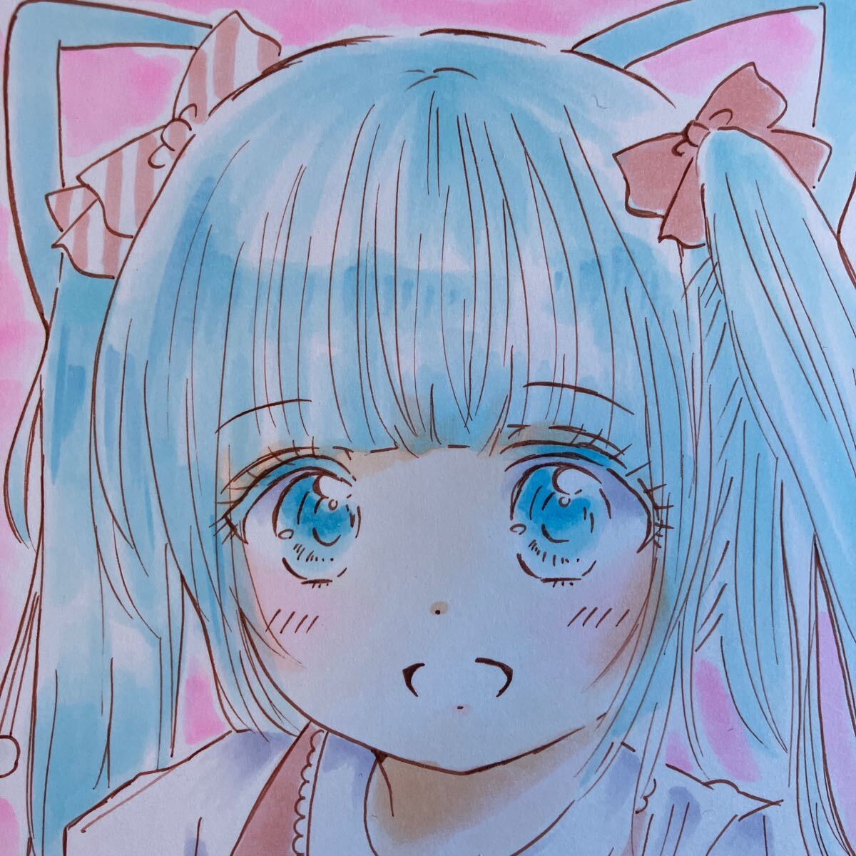 Yahoo!オークション -「猫耳」(手描きイラスト) の落札相場