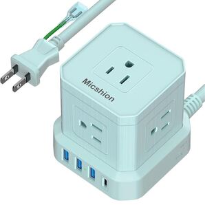 キューブ型電源タップ