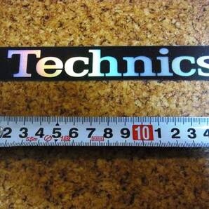 【在庫僅少品・送料無料】テクニクス ターンテーブル 純正 ホログラムステッカー 新品 1枚