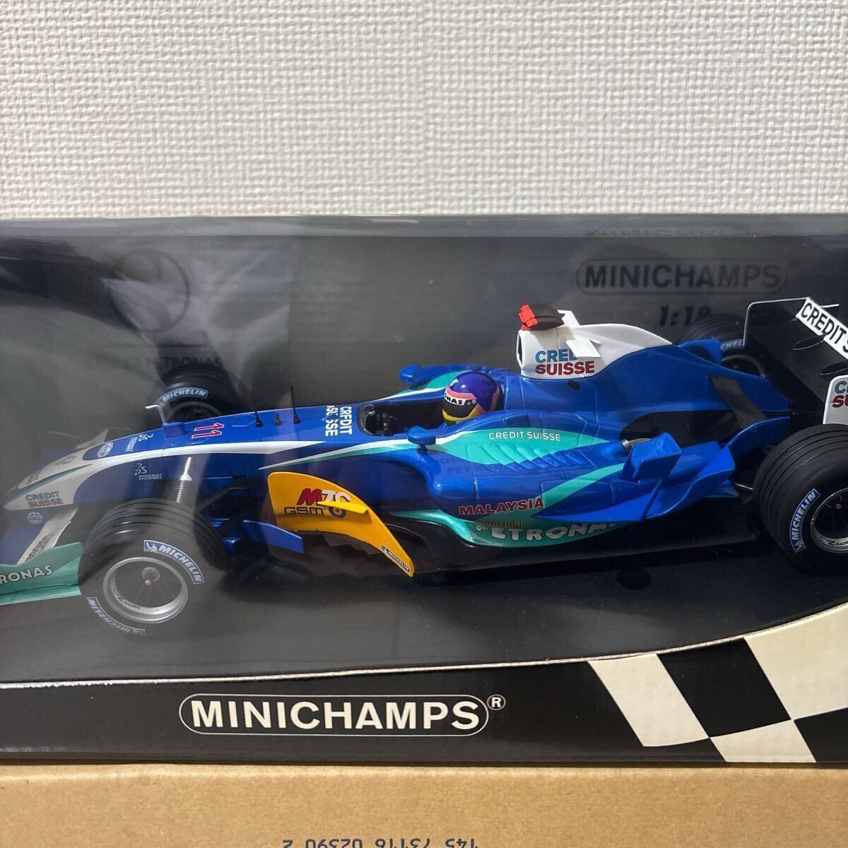 1/18 ミニチャンプス ザウバーC24 J.ヴィルヌーブ Yahoo!オークション -「ザウバーペトロナスc24」(自動車