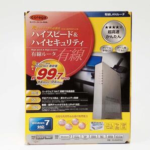 値下げ! 中古品(ジャンク)コレガ 有線LANブロードバンドルータ CG-BARFX3