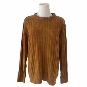 SENSE OF PLACE センスオブプレイス【M】レディース 長袖ニット セーター ブラウン 秋冬 アクリル 送料無料 匿名配送
