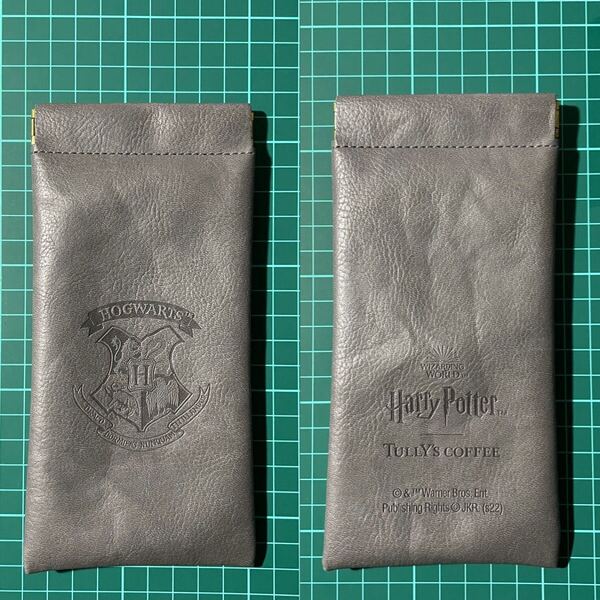 美品 赤坂店限定カラー ハリーポッター タリーズコーヒー コラボ ばね口ポーチ Harry Potter TULLY'S COFFEE バネ口 眼鏡ケース サングラス