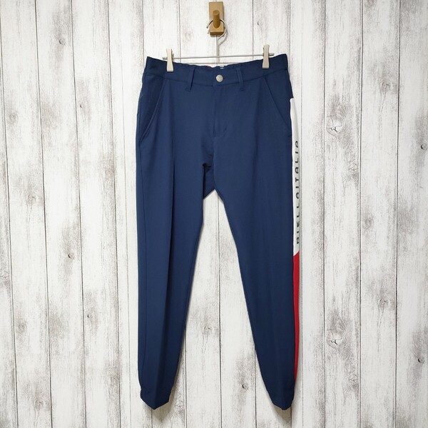 FILA GOLF フィラ ゴルフ (M) ハイパーストレッチ9分丈パンツ ロゴ