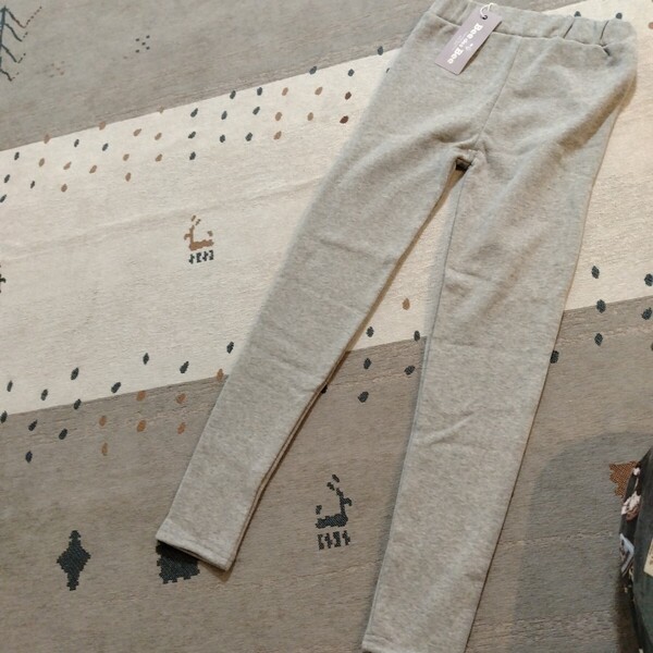 BeedesBee裏起毛レギンス140グレー