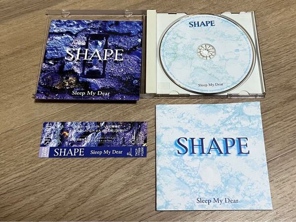 中古美品CD Sleep My Dear SHAPE 帯・初回ブックレット付き