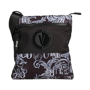 VERSACE JEANS COUTURE ヴェルサーチジーンズクチュール ショルダーバッグ ブラック ※ご購入から発送まで約1週間