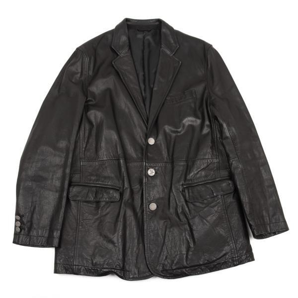 【美品】Papas パパス Pコート レザー ウール ネイビー L 2025年最新】Yahoo!オークション -papas パパス レザーの中古品