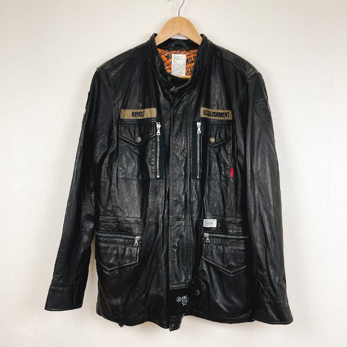 Yahoo!オークション -「wtaps レザー ジャケット」(ダブル Yahoo!オークション -「wtaps レザー ジャケット」(ダブル