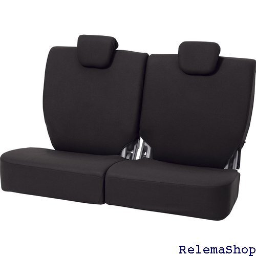 ボンフォーム BONFORM シートカバー カラードカ 後席単品 ケイリヤブンカツ ブラック 4055-27BK 8299