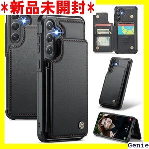 XIMAND Samsung Galaxy S24 P キックスタンド 高耐久 耐衝撃保護カバー - ブラック 123