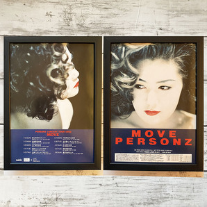 額装品◆PERSONZ 「MOVE」 CONCERT TOUR 1992 JILL /90年代/ポスター風広告/A4サイズ額入り/アートフレーム Y2R05