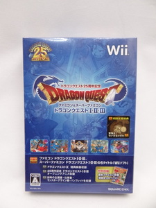 ☆2694 未開封品 ドラゴンクエスト25周年記念 ファミコン&スーパーファミコン ドラゴンクエストI・II・III Wii