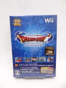 ☆2571 未開封品 ドラゴンクエスト25周年記念 ファミコン&スーパーファミコン ドラゴンクエストI・II・III Wii