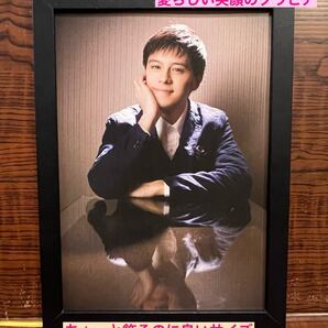 額装品★ウエンツ瑛士①⑤②★プロモーショングラビア★当時印刷物★A5特サイズ額入り★子役★モデル★バラエティーで活躍★送料込み