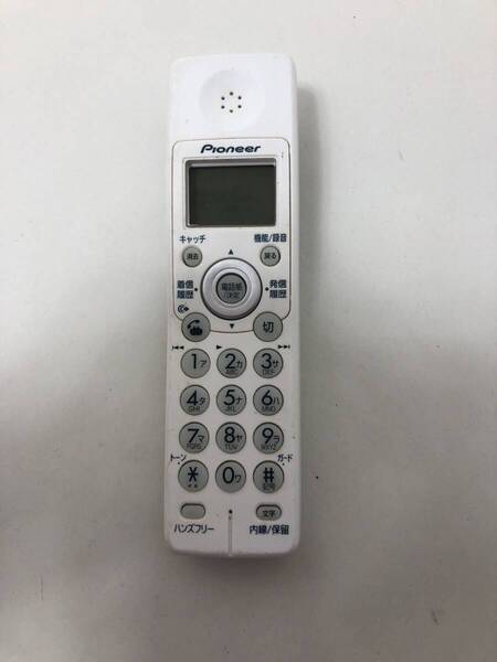 【パイオニア 純正 子機 6R14】動作保証 即日発送 TF-DK125-W 増設子機 バッテリー持ち未確認
