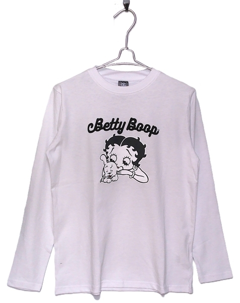 即決■★Betty Boop / ベティ・ブープ★■ロンT Lady's / SIZE=M