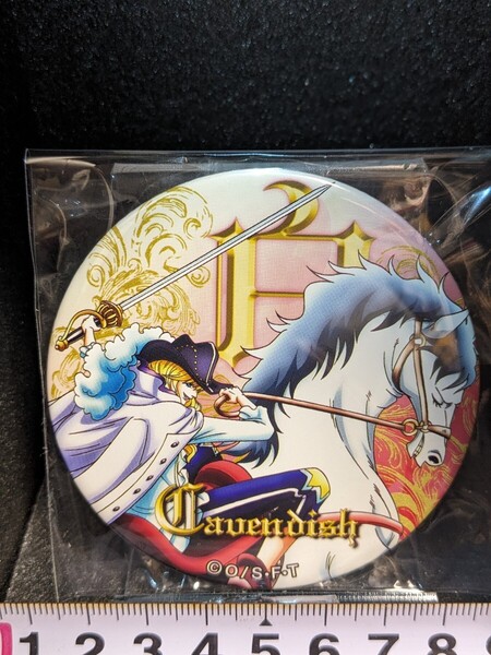 【新品未使用】白馬のキャベンディッシュ 麦わらストア ワンピースタワー フィルムゴールド j-world tokyo ナツコミ 缶バッジ【未開封】