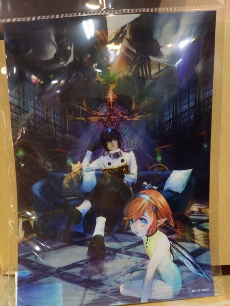 01 キービジュアル A4サイズ クリアポスター メタファー:リファンタジオ ポスター 主人公 ガリカ ストロール ハイザメ