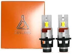 LEDLABO D4S 14800lm 爆光 LED ヘッドライトバルブ ホワイト 7000k 車検対応 12V (D4S) 2個セット