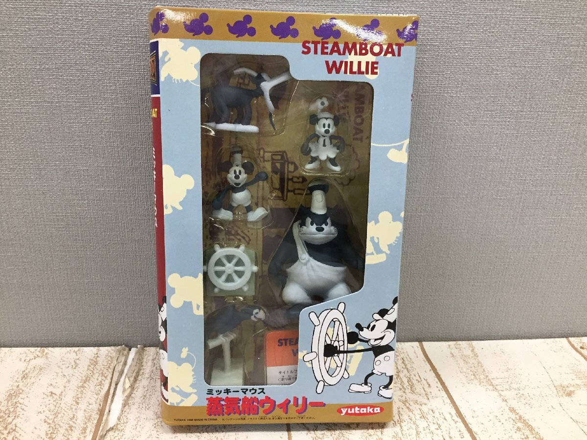 蒸気船ウィリー　レトロ希少　フィギュア　ディズニー　セット売り Yahoo!オークション -「蒸気船ウィリー フィギュア