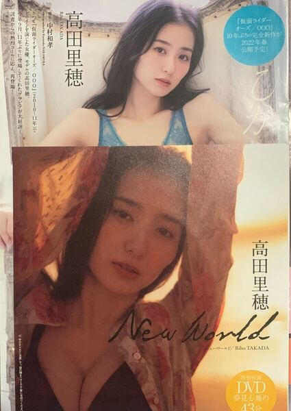 高田里穂/週刊プレイボーイ付録DVD+本誌切り抜き8ページ