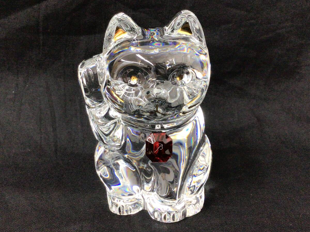 Yahoo!オークション -「バカラ 招き猫」(アンティーク Yahoo!オークション -「バカラ 招き猫」(アンティーク