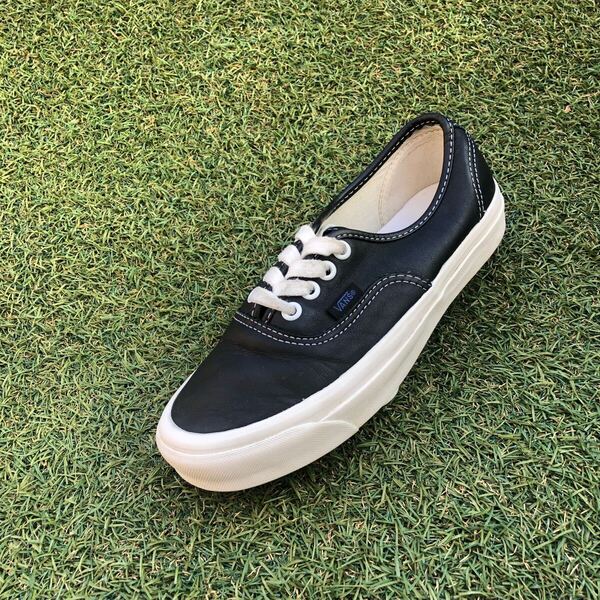 美品23 VANS AUTHENTIC ヴァンズ オーセンティック レザー HB213