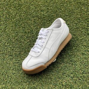 美品23 PUMA ROMA LEATHERプーマ ローマ レザー HB238
