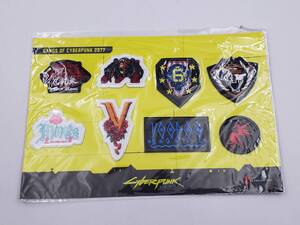 新品 未開封 PS4 PS5 Xbox One Series X/S サイバーパンク2077 Cyberpunk 2077 海外限定 予約特典 刺繍ワッペン セット CD Projekt RED
