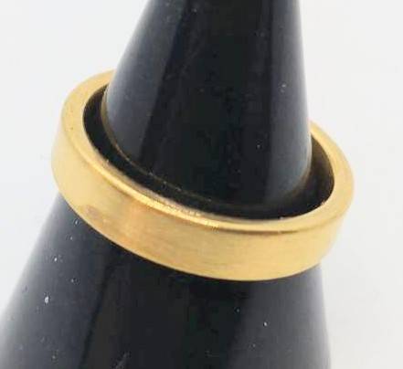 送料無料 【11号】無地 スリム ゴールド リング 指輪 ストリート ロック ロリータ 病み系 ファンスマ