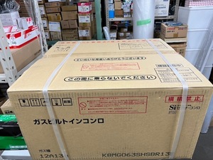 (JT2502)TOTO 【KTMG063SHSBR13E】ガスビルトインコンロ12A・13A 未使用品 写真が全