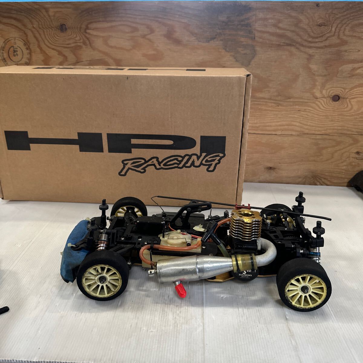 ジャンク 組済み hpi RC エンジンカー SAVAGE 21 シャーシ
